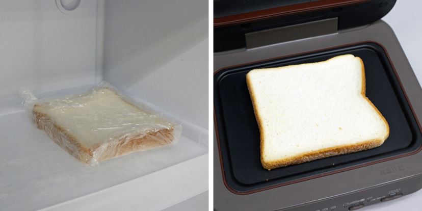 サクサクなのにやわらか！ 新食感トースター「三菱ブレッド