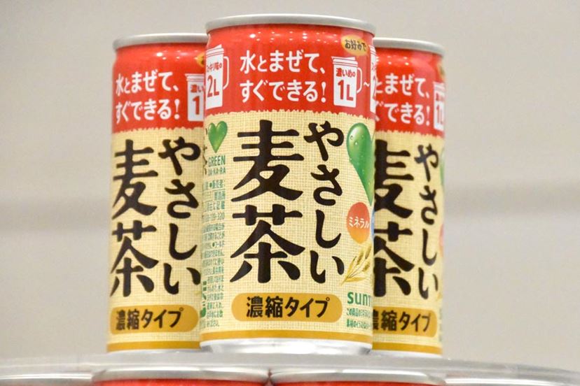 カルピスのように10秒で2Lの麦茶が完成！ 安い軽い速い濃縮缶が