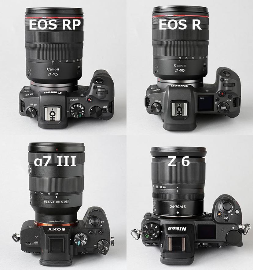 フルサイズミラーレス徹底比較! 「EOS RP」「EOS R」「α7 III フルサイズミラーレス徹底比較! 「EOS RP」「EOS R」「α7 III