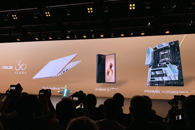 ASUS、創業30年を記念したZenBook 13、ZenFone 6、X299