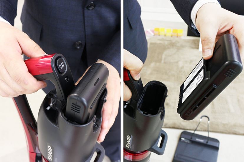 シャープ史上最強の吸引力と長時間運転！ 軽さとパワーを両立した