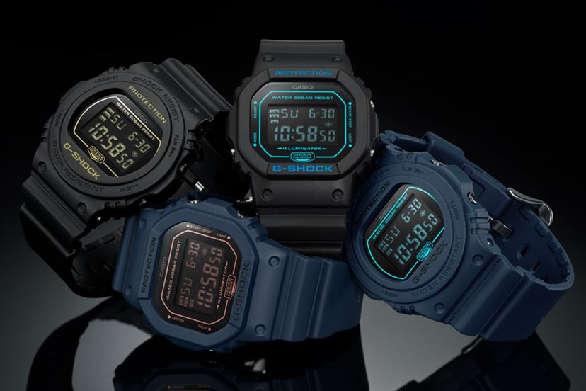 G-SHOCK」の原点「DW-5600」が落ち着きあるマットなワントーン