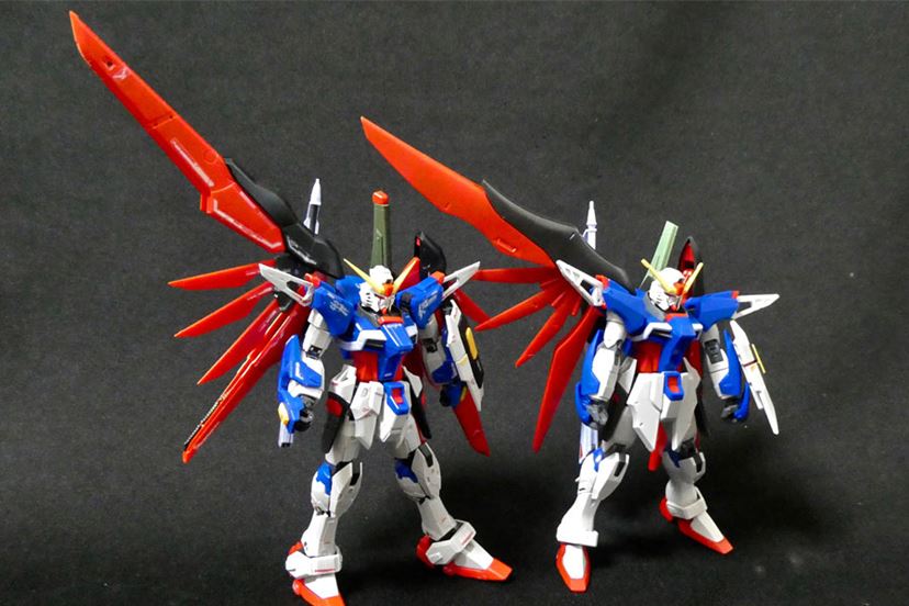 ガンダム　プラモデル　rg デスティニーガンダム　hgガナーザクウォーリア　3体 ガンダム プラモデル rg デスティニーガンダム hgガナー