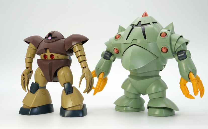 ガンプラ　素組み　アッガイ　ズゴック　ゴッグ　ジオン水泳部　ジャンク品