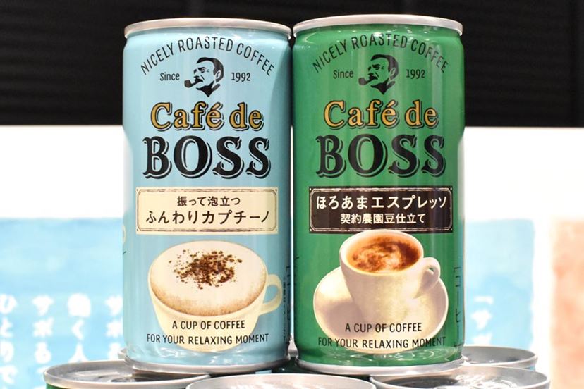 サントリー☆BOSSコーヒー☆ノベルティー☆缶＆ペットボトル 