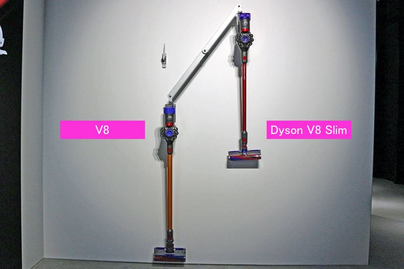 強い”のに小さくて軽くて静か！ ダイソンの日本専用「Dyson V8