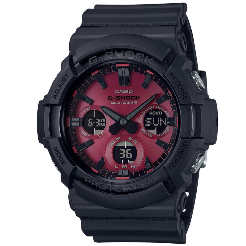 中古】G-SHOCK GA-100BNR-1AJF 赤 クオーツ ジーショック