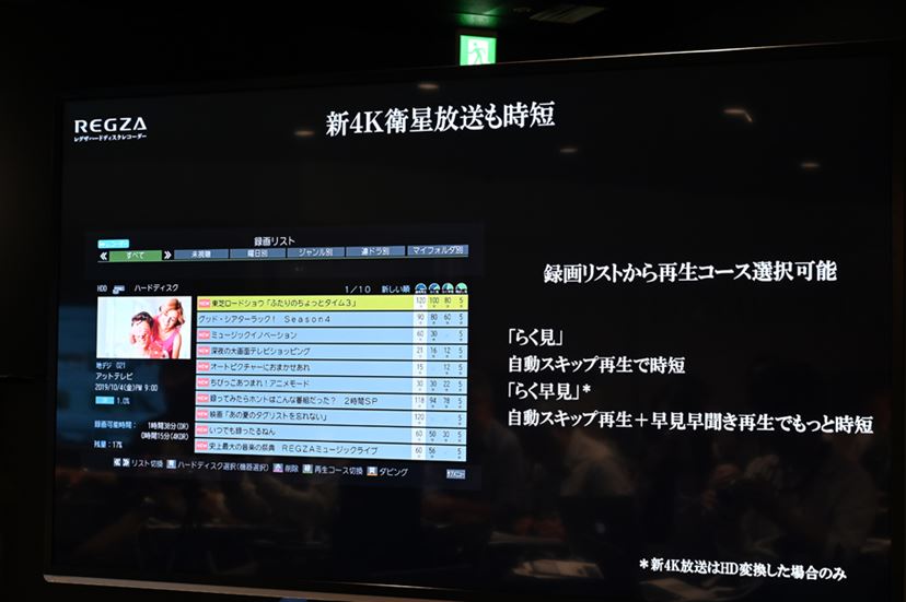 東芝からUHD BD対応レグザブルーレイ＆新衛星4K放送対応レグザ