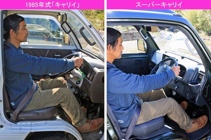 リクライニングできる軽トラック「スーパーキャリイ」で600km走行！ 軽