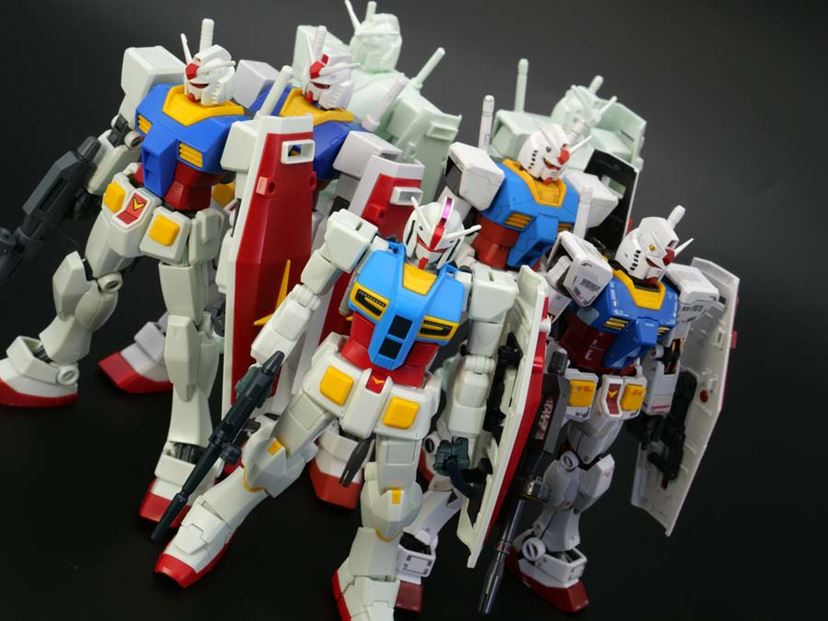 HGガンプラセット 7種まとめ ガンプラレビュー】ガンダム [RX-78-2] / HGUC 021 # 027【シゲ