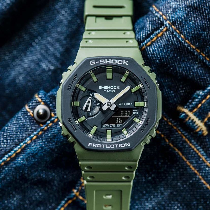 G-SHOCK》スクエア「5600」が“2色一体成形ベゼルカバー”で個性