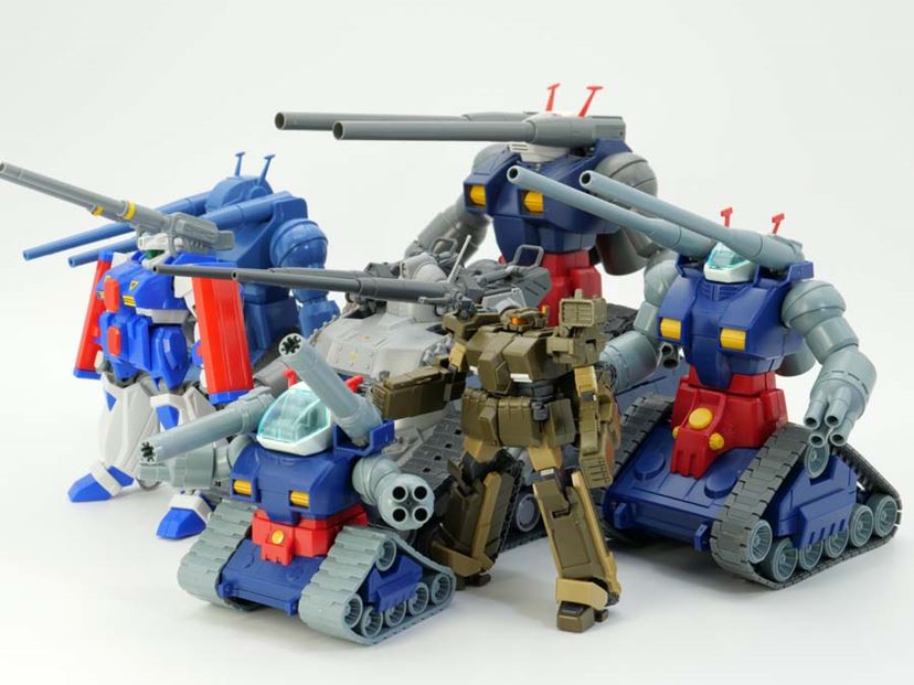 ガンタンク」のガンプラを徹底比較！ “戦車風”モビルスーツの進化を