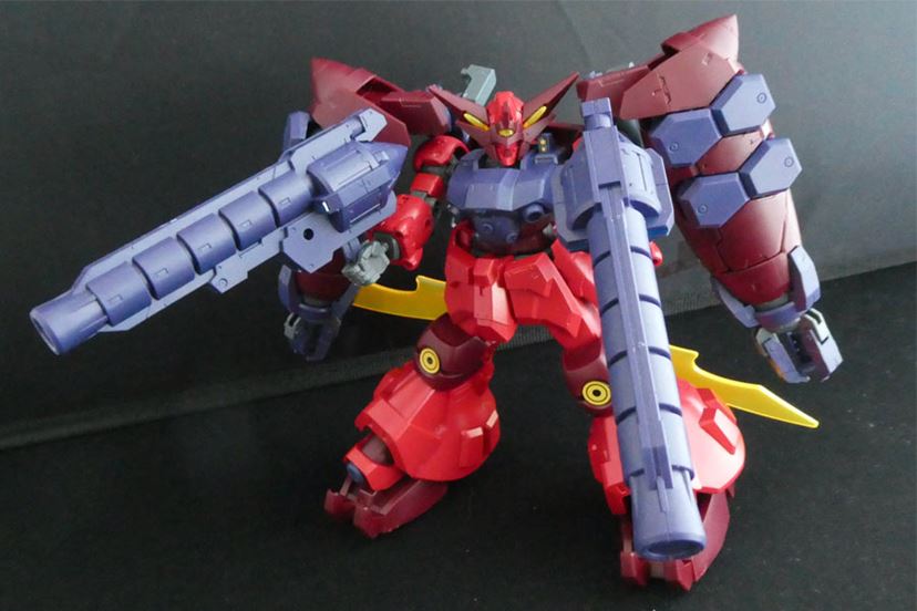 真っ赤な「GP-02A」!? 鬼のようなガンプラ「HG ガンダムGP-羅刹