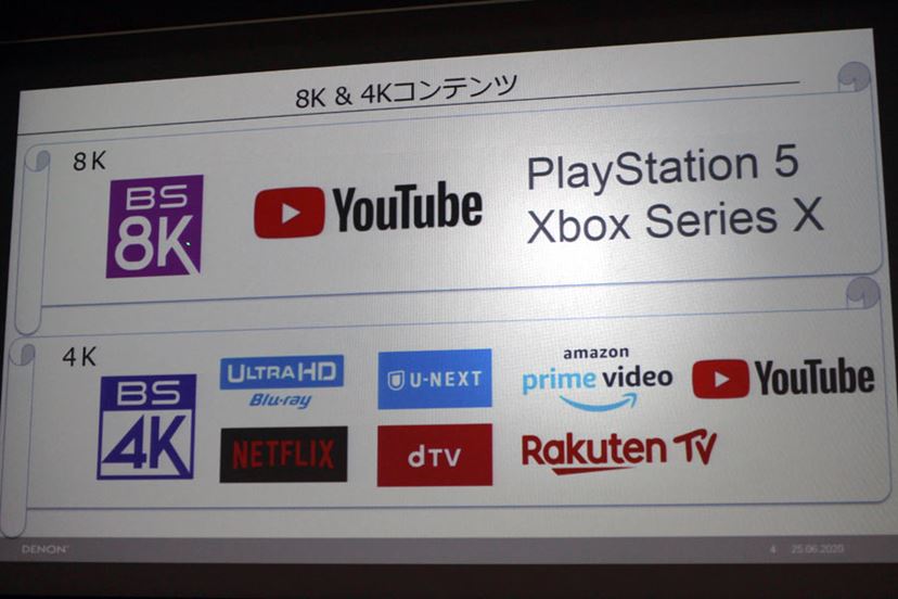 デノン、8K対応の最新AVアンプ「AVC-X6700H」「AVR-X4700H」発表