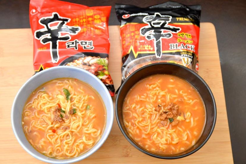 世界一 で話題の 辛ラーメン ブラック を 辛ラーメン と食べ比べてみた 価格 Comマガジン