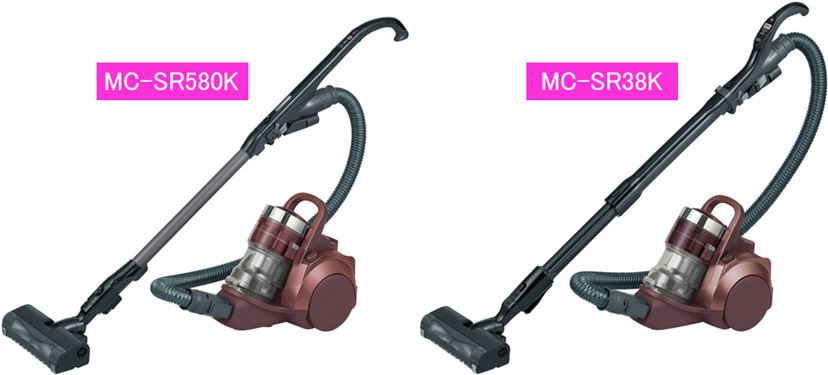 Panasonic軽量スリム掃除機MC-JP840Kからまないブラシ