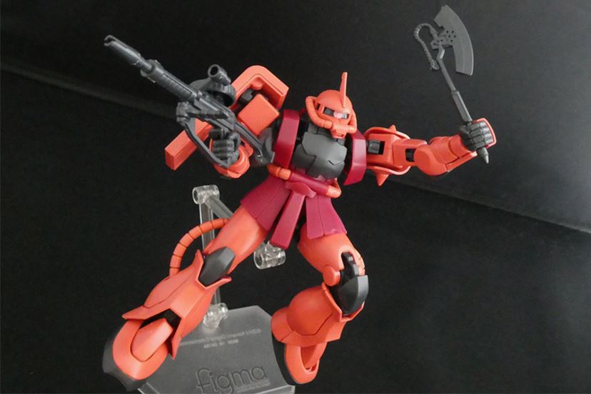 HG シャア専用ザクII」がリバイブ！ 革新的に進化した“赤い彗星
