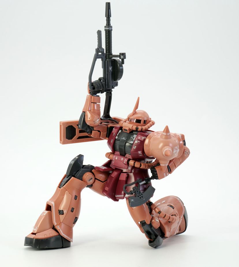 ガンプラ　シャアザクRG ザクⅡ HG 2体セット シャア専用ザクII」のガンプラを徹底比較！ 新旧HG、RG