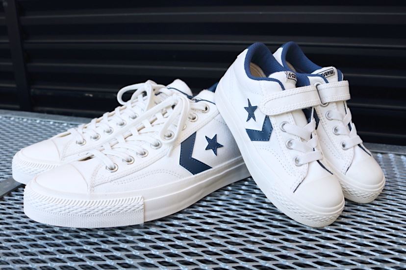 親子で履けるコンバース「ブレイクスター」はクリーンでスマートな