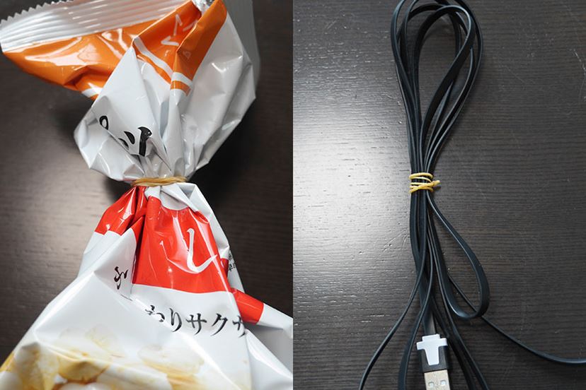 ゴムじゃない輪ゴム!? ベタつかない、劣化しない「モビロンバンド」が