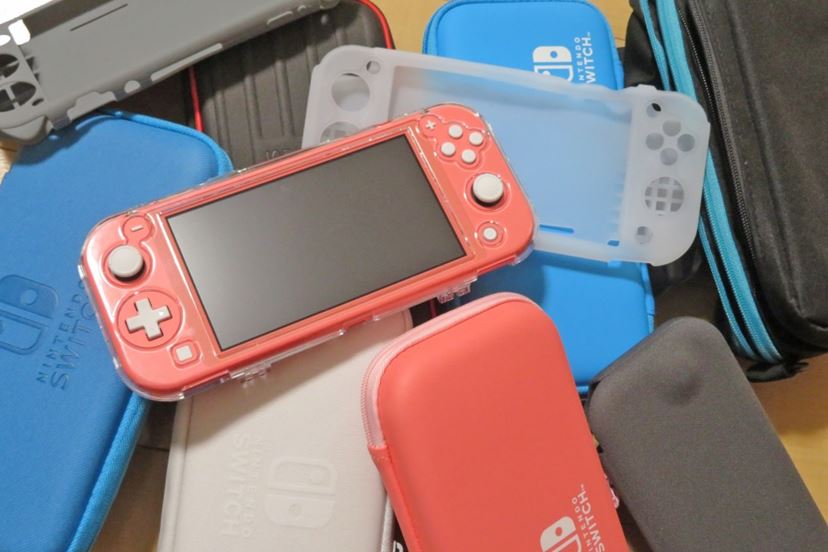 switch lite本体　ケース付き