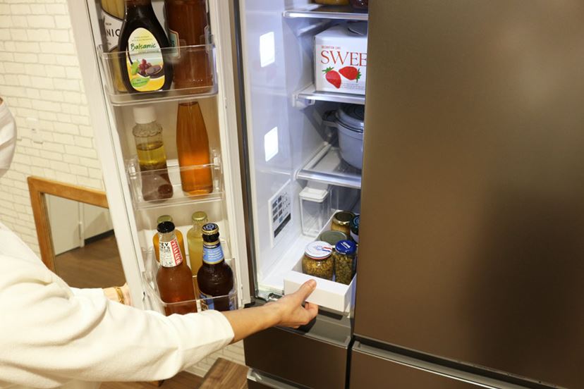 送料込み★パナソニック☆3ドア冷蔵庫☆315L☆真ん中野菜室☆エコナビ☆ 野菜室が真ん中、うす型で置きやすいパナソニックの3ドア冷蔵庫