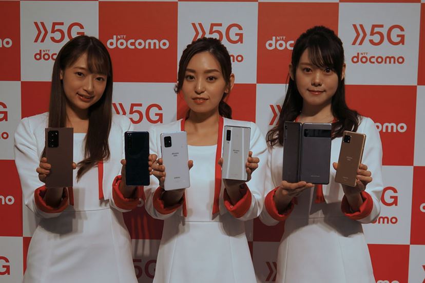 NTTドコモ、4万円以下で買える「AQUOS sense5G」など5Gスマホ6機種