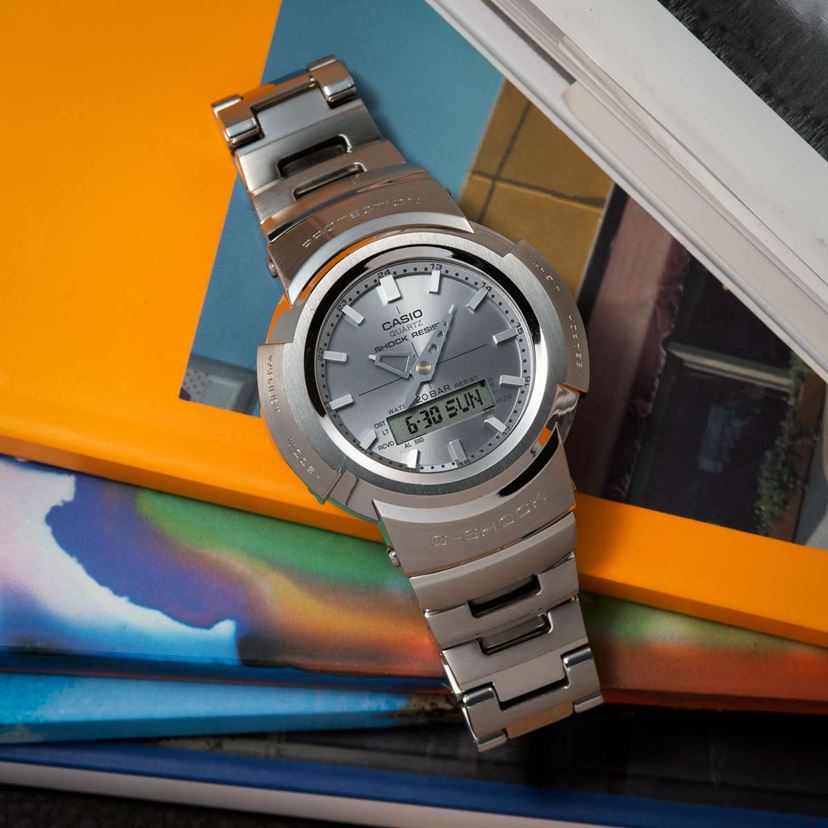 G-SHOCK AW-500 当時物 デジタル アナログ腕時計 G-SHOCK》初のアナログ×デジタルモデルが「オールブラック」で