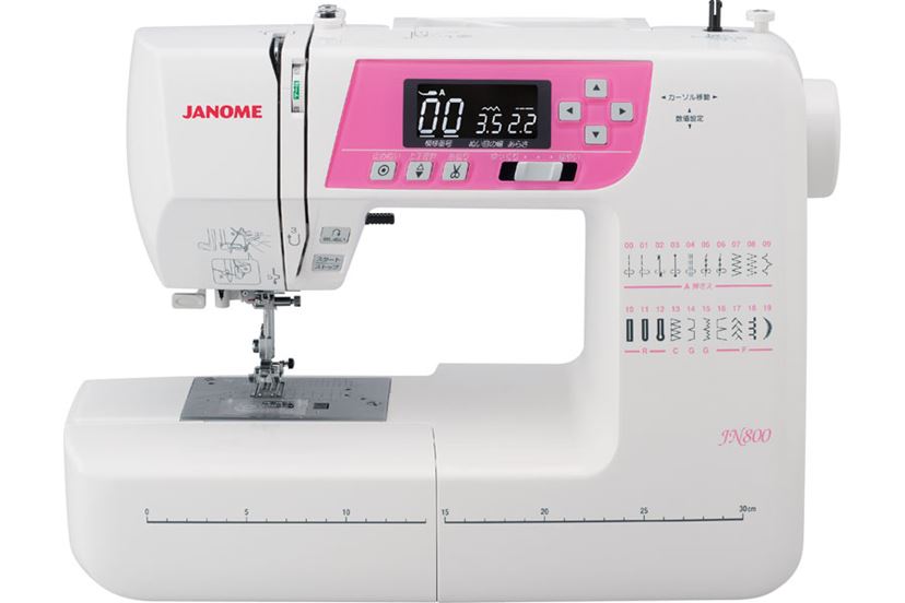 ☆おまけ付き☆ジャノメ小型電子ミシン☆分解整備調整済み☆信頼性抜群☆660型 NP860 ジャノメミシン ワイドテーブル、黒フットコントローラー付き