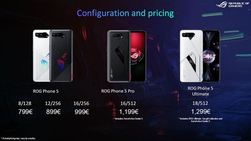 ASUSが最強ゲーミングスマホ「ROG Phone 5」発表。世界初18GBメモリー