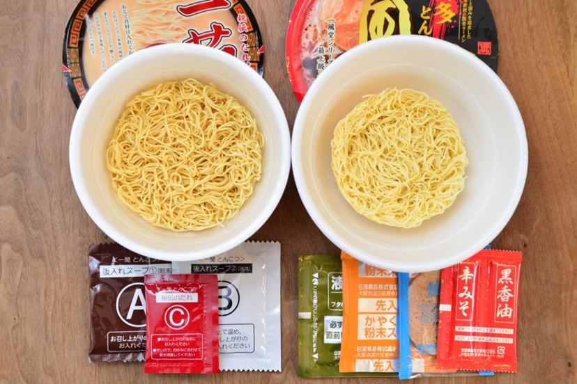 一蘭」と「一風堂」のカップ麺はどちらがウマい!? 博多カップ麺の頂上