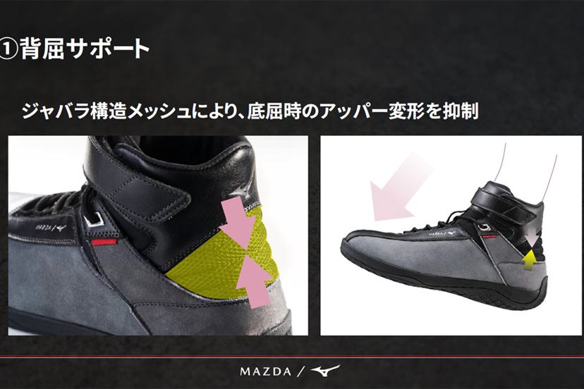 マツダとミズノが共同開発した、こだわりの「ドライビング