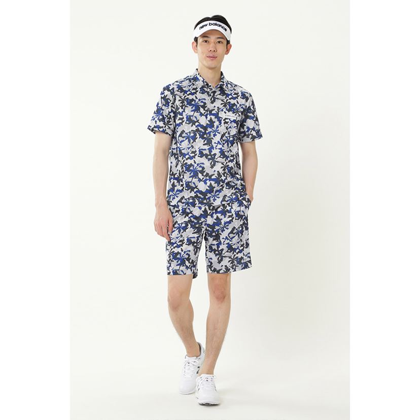 ニューバランスゴルフ セットアップ 半袖ポロシャツ ショートパンツ 新品 ニューバランス ゴルフ メンズ ポロシャツ ショートパンツ
