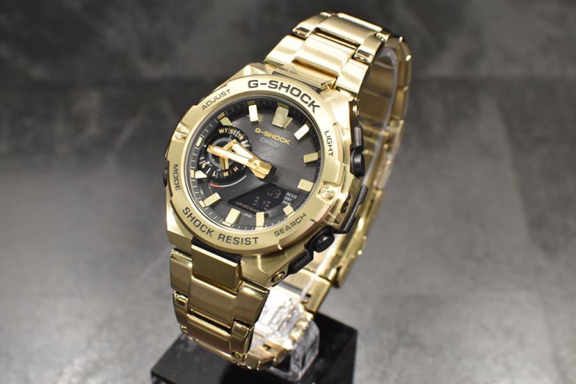 G-SHOCK MT-G ステンレス時計 G-SHOCKの「MT-G」シリーズから、ゴールド×シルバーの美しい新作