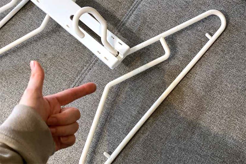 干してそのまま収納！ マニアが考案した「5連ハンガー」で洗濯の手間が