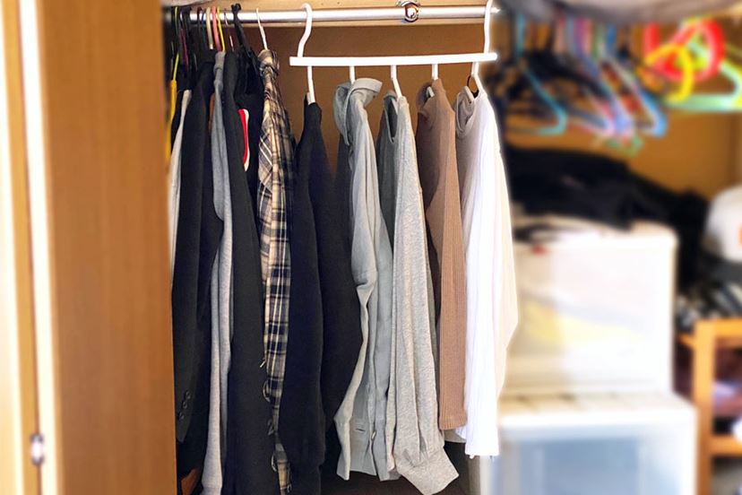 干してそのまま収納！ マニアが考案した「5連ハンガー」で洗濯の手間が