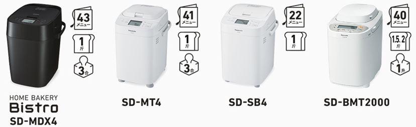 PR]どのモデルを選んでも間違いなし！パナソニックのホームベーカリー