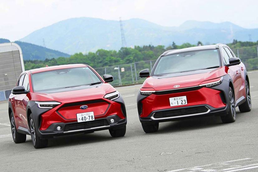 ソルテラ　bz4x 235 50 20 20インチ　７.5J インセット　40 トヨタ「bZ4X」とスバル「ソルテラ」の違いは！？走り比べて徹底比較