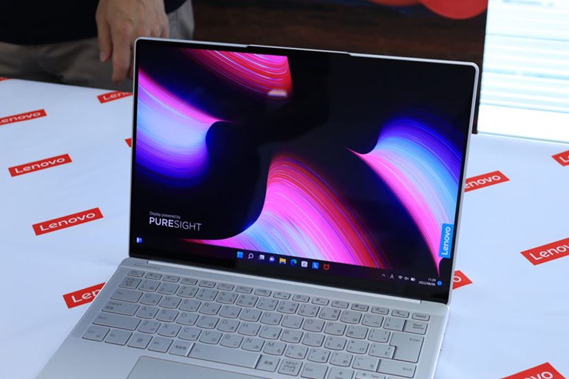 レノボ、14型の4K有機EL搭載の「Yoga Slim 970i」発表 カーボン