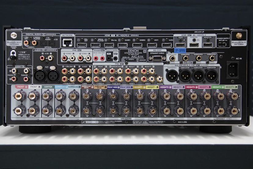 デノン最上位AVアンプ「AVC-A1H」、マランツ「AV10」「AMP10」参考展示