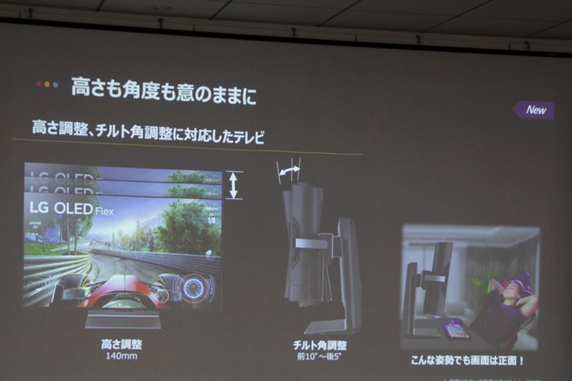 画面が曲がる！ LGの有機ELテレビ「42LX3QPJA」 - 価格.comマガジン