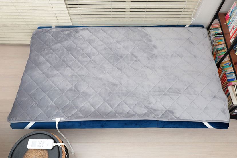 温度調節してくれる電気毛布で朝までぐっすり。パナソニック