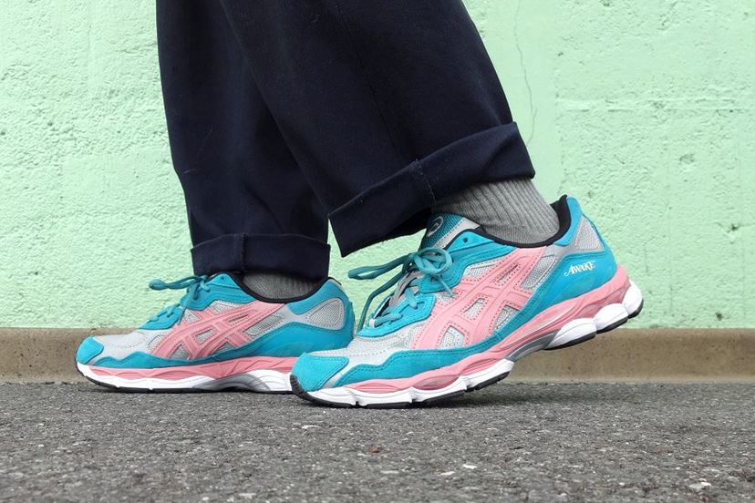 ASICS GEL-NYC AWAKE スニーカー 青/ピンク asics-awake-ny-gel-nyc-3.jpg
