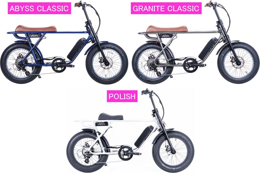 バイクのようなルックスがかっこいい！ 太めタイヤのe-Bike「BRONX