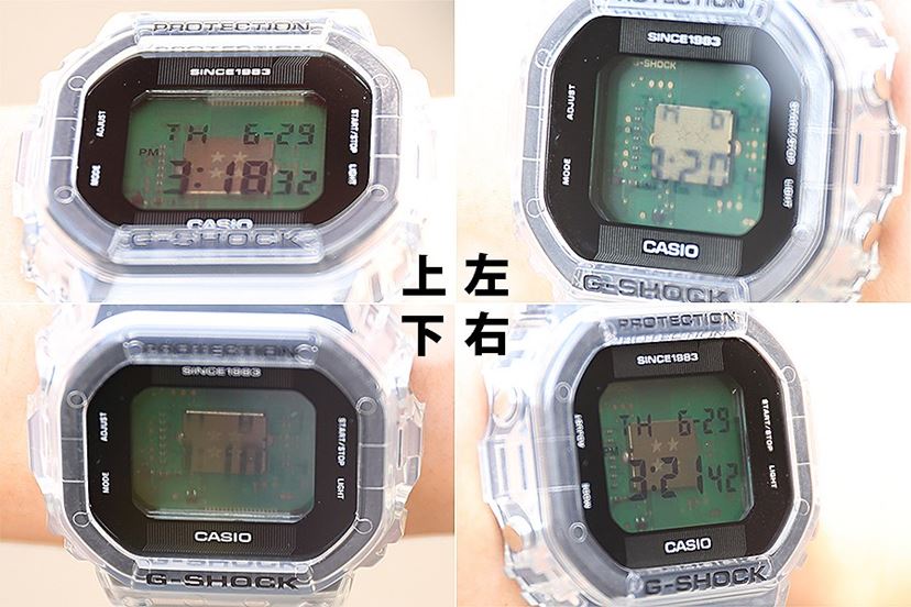 G-SHOCKの回路基板が丸見え！ 40周年記念「CLEAR REMIX」7作全部