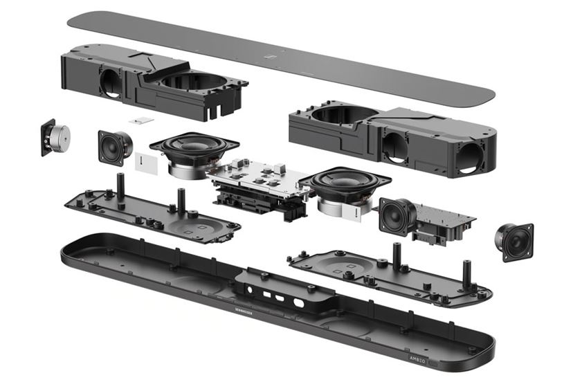 小さくても7.1.4ch対応。横幅約70cmのサウンドバー「AMBEO Soundbar