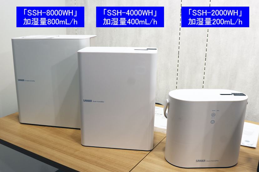 水粒子を超微細化して加湿効果アップ！ 煮沸とUV-CのW除菌で清潔