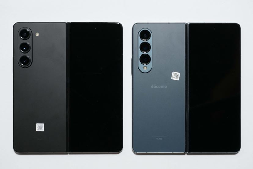 Galaxy Z Fold5」と「Fold4」をガチ比較！ 折りたたみデビューなら
