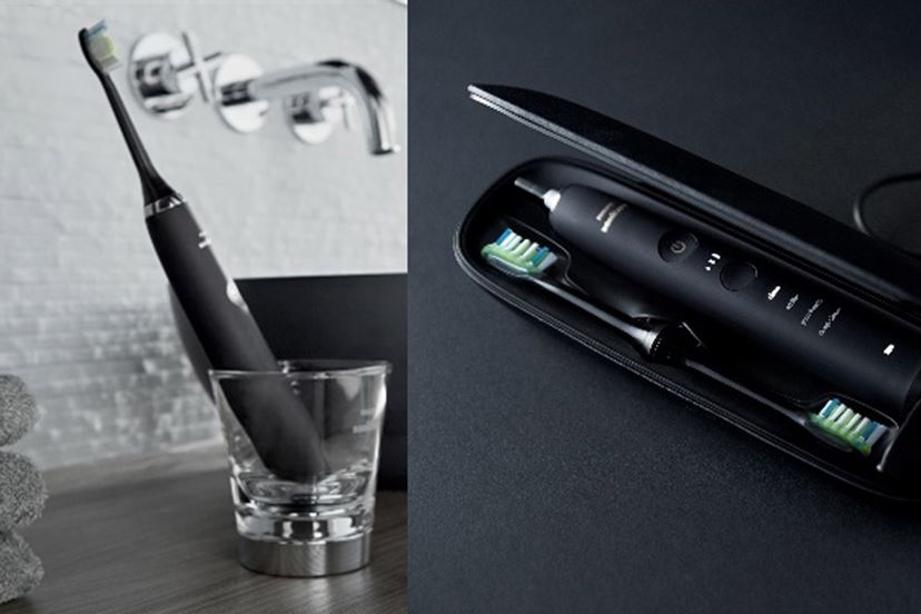 Philips Sonicare 電動歯ブラシ 新品ブラシ2つ、充電ケース付き 楽天