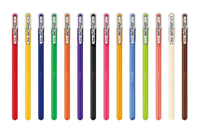 Amazon | ぺんてる 限定 ゲルインク ボールペン ハイブリッド